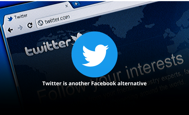 Twitter is another Facebook alternative