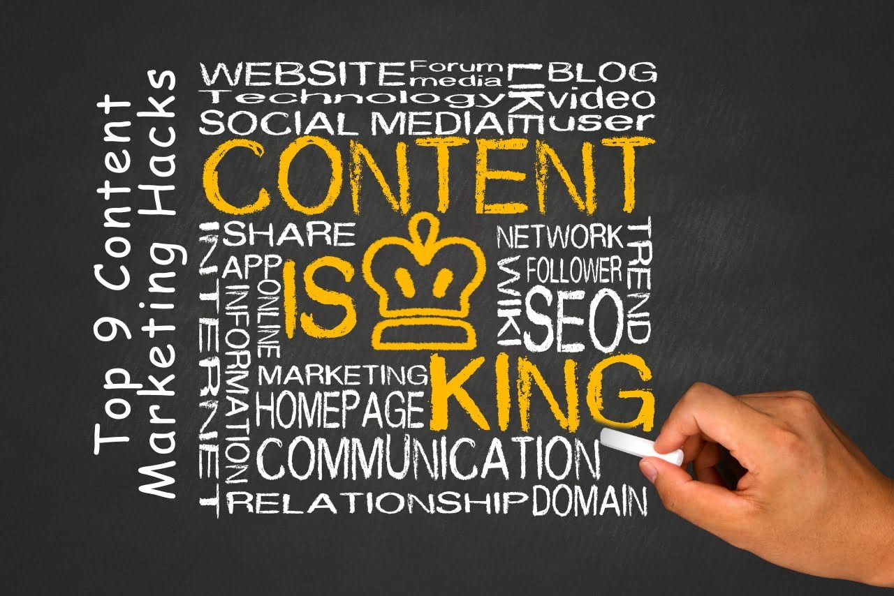 Top 9 Content Marketing Hacks to Increase Your Web Traffic